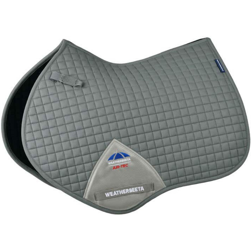 2025 Weatherbeeta Prime Air-Tec Jump Shaped Saddle Pad 1028251 - Grey